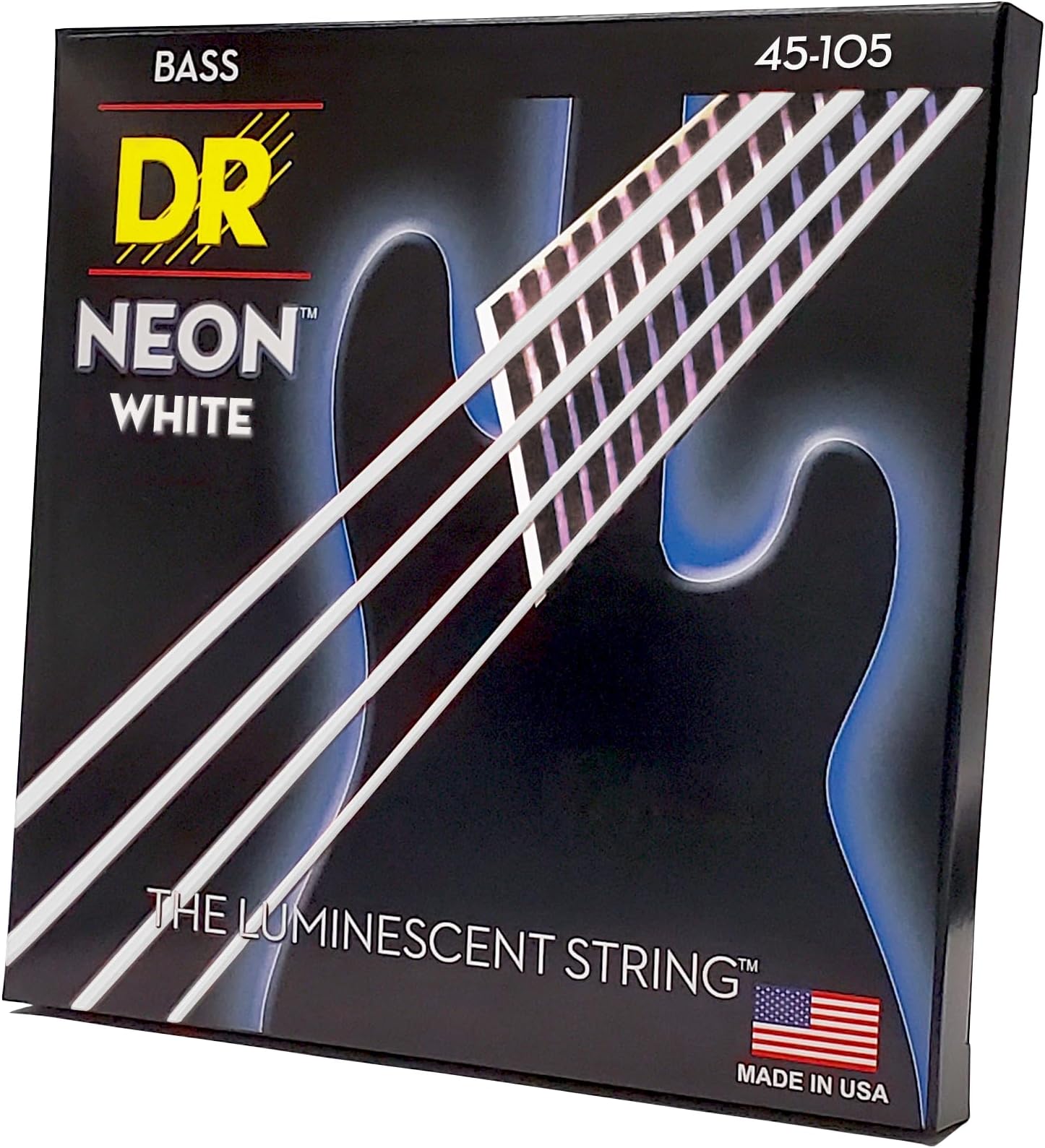 HI-DEF NEON Bass (White, 45-105)