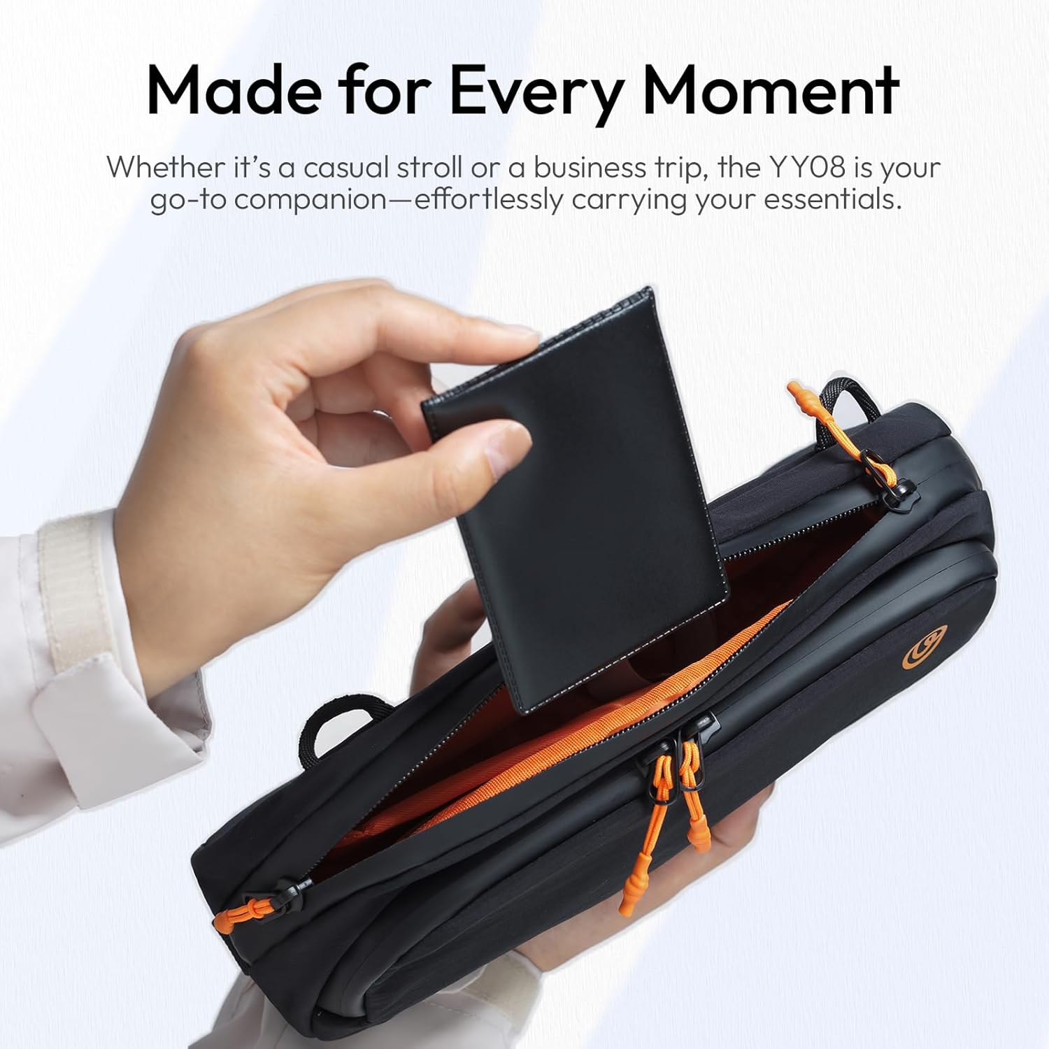 ULANZI YY08 Carrying Bag for DJI Osmo Pocket 3,Splashproof Portable Storage Carry Case, Protective for DJI Osmo Pocket 3 Creator Combo Accessories, Small LED Lights, Microphones & Action Cams (Black) - Image 6