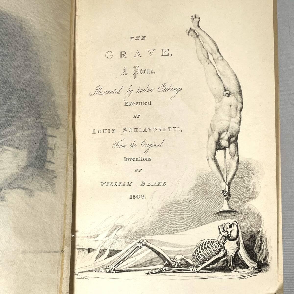 ウィリアム・ブレイク 挿画本 The Grave 銅版画 12点 1903年
