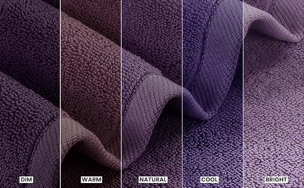 Utopia Towels 4 Pack Premium Bath Towels Set, 27 by 54 Inches, 100% Ring Spun Cotton 600GSM, Lightweight and Highly Absorbent Quick Drying Towels, Perfect for Daily Use, Plum by Utopia Towels - Image 2