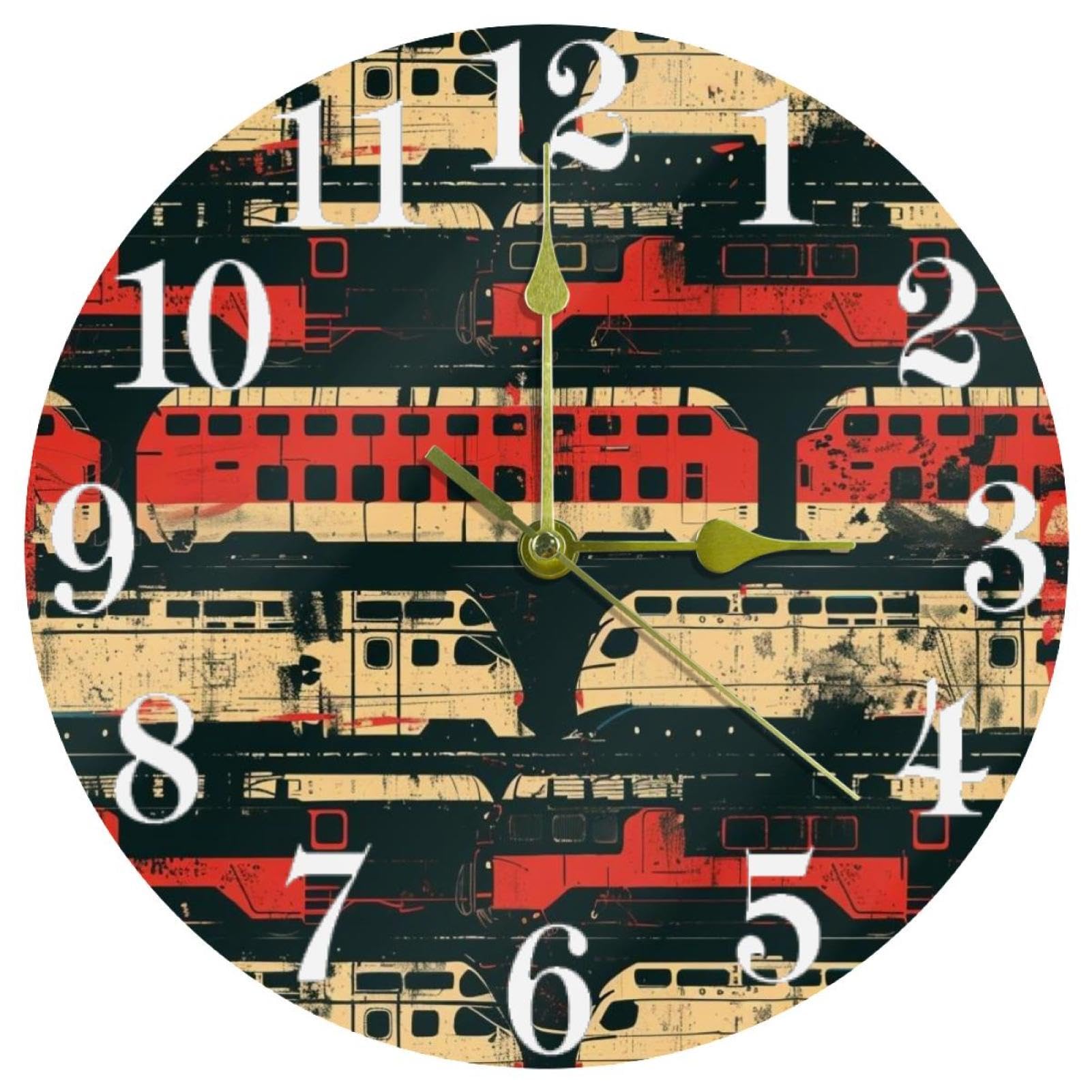 Horloge murale à quartz de haute précision silencieuse et épurée