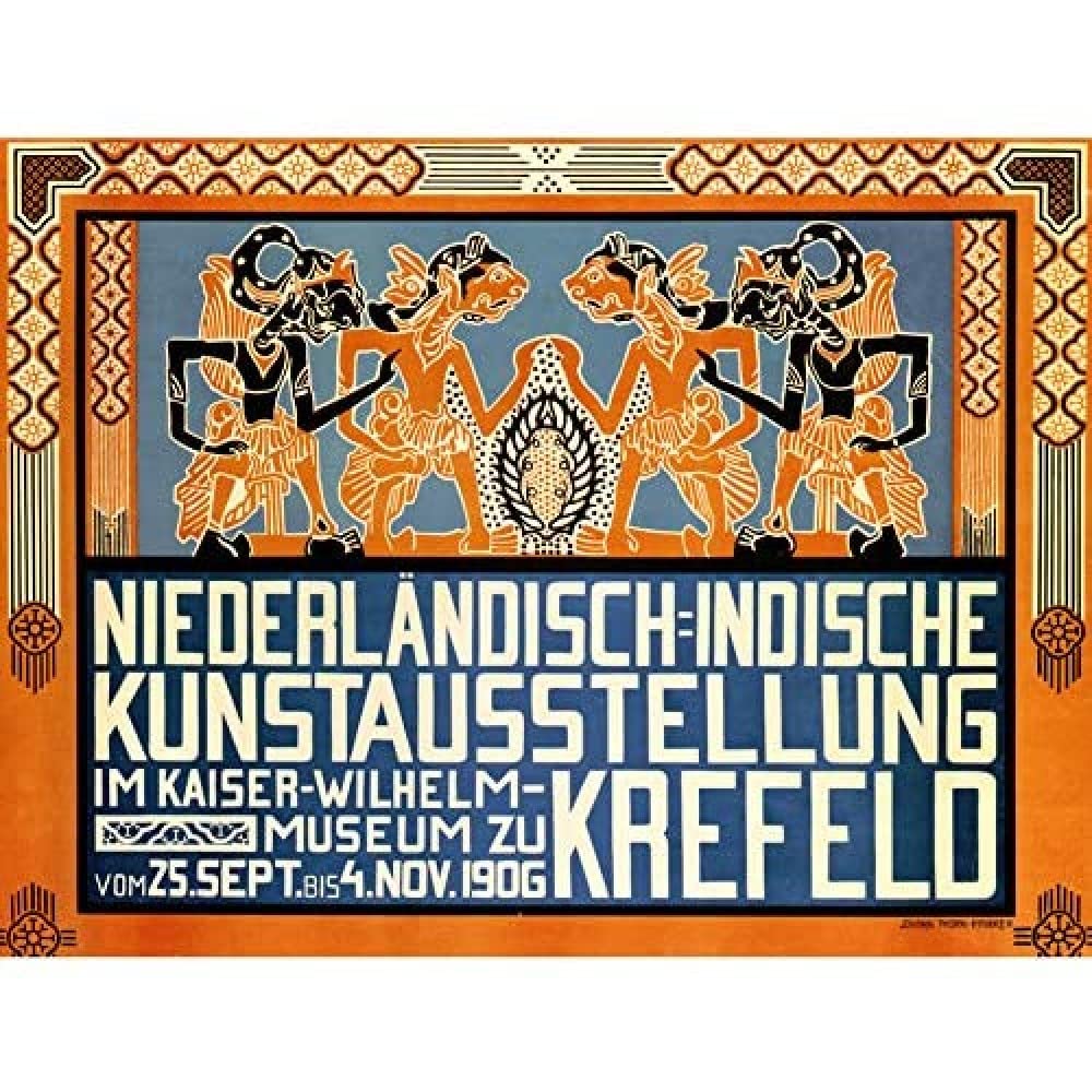 Wee Blue Coo ADVERTISING EXHIBITION INDONESIA NETHERLANDS KREFELD GERMANY POSTER PRINT 18x24 INCH LV812