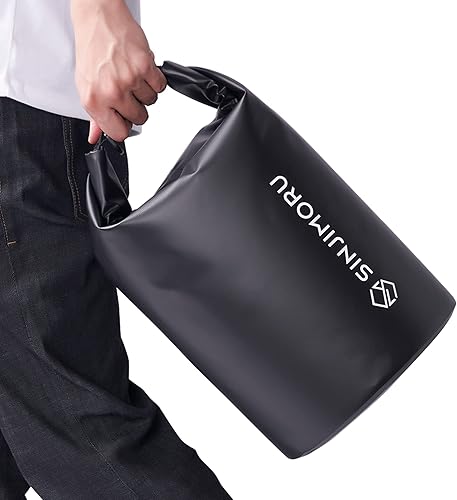 Miniatura 1 de Sinjimoru Bolsa impermeable multifuncional ligera para barco, mochila de playa de agua de 3 estilos de 15L para viajes, kayak, barco, camping,