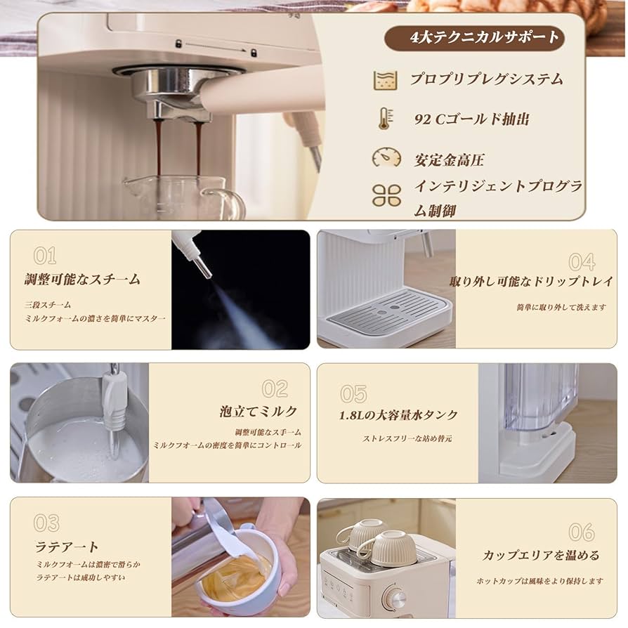 エスプレッソマシン ブラック ポンテヴェキオ エクスポート レバー エスプレッソ マシン