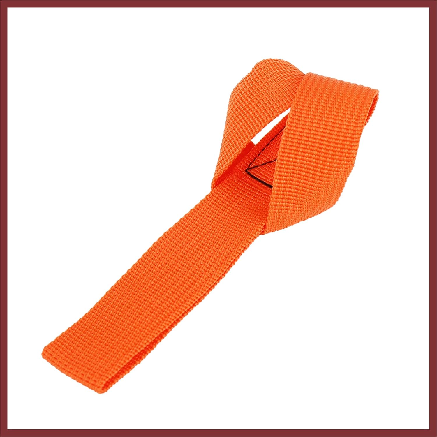 6pcs 8.07" x 0.98" Cargo Belt Soft Loop Tie Down Trailer Straps for Motorcycle ATV UTV Orange 2.5cmx20.5 Cm Replace Parts