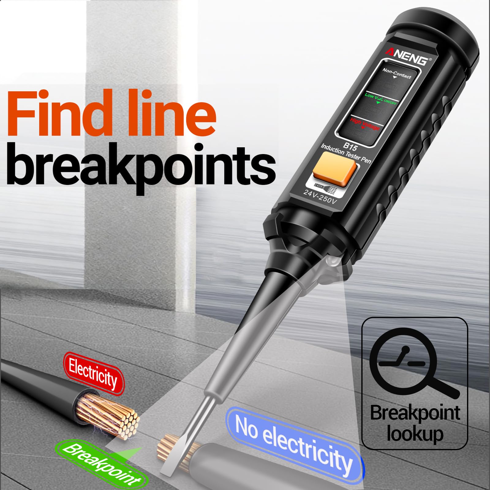 Electrical Test Kit -Multimeter,Non Contact Voltage Tester,Outlet Tester — Amazon image 4