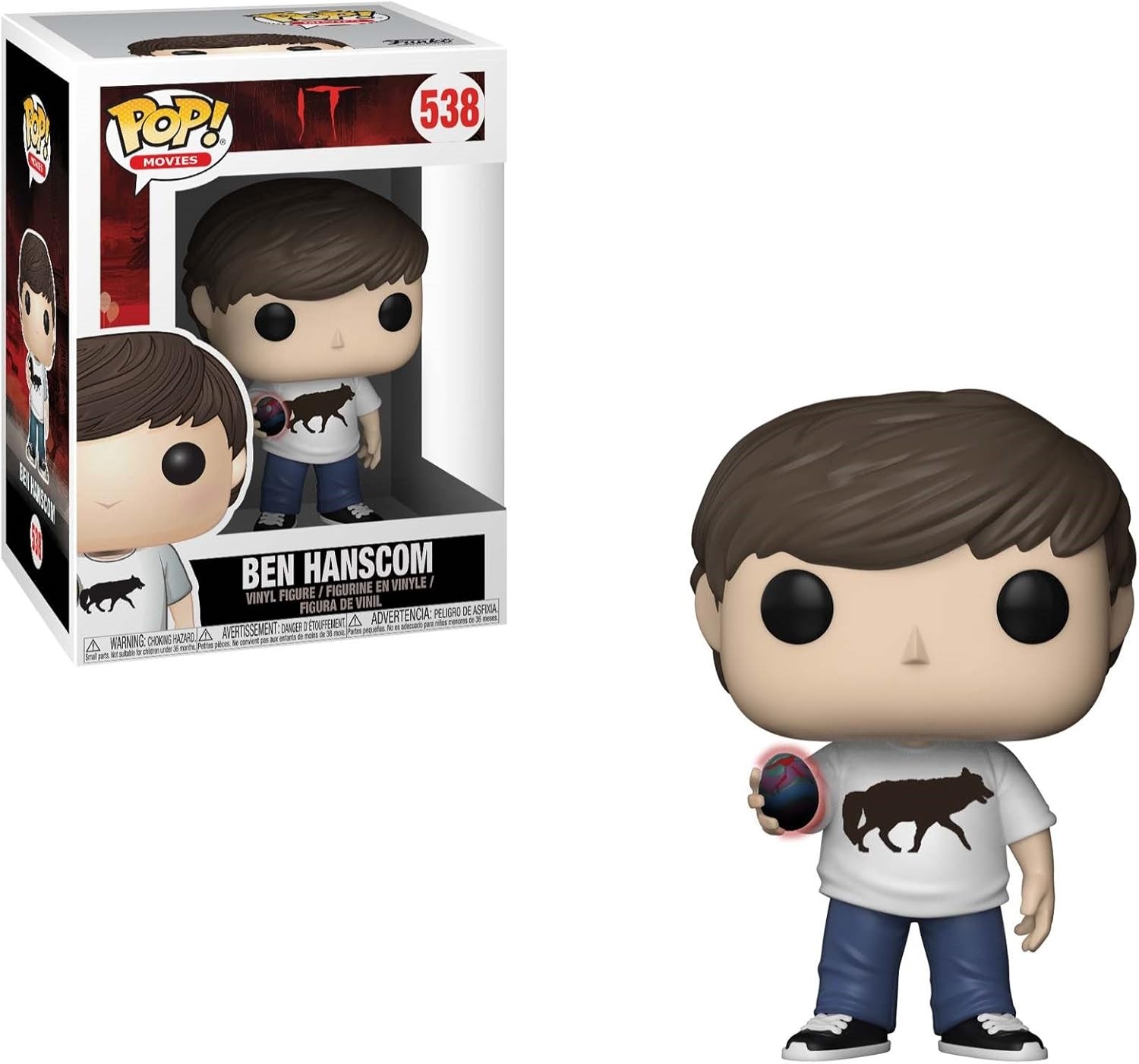 Funko Pop Movies: IT-Ben Holding Burnt Easter Egg Collectible Figure, Multicolor