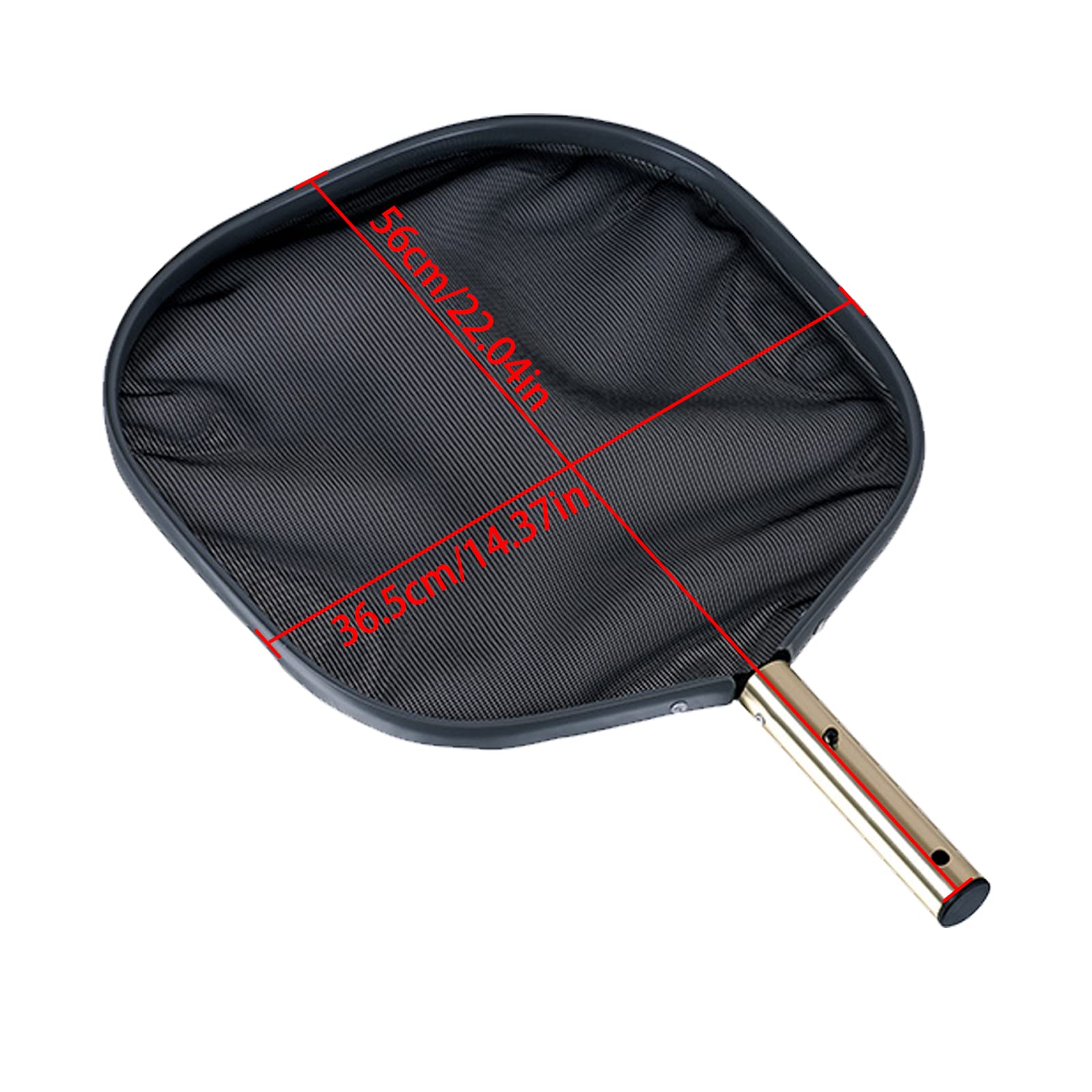 Esta Red recogehojas para Piscinas, rastrillo Profesional para Limpieza de Hojas, rastrillo de Malla Fina con Bolsa Profunda y Marco de plástico Resistente para Limpiar Hojas en Piscinas y e