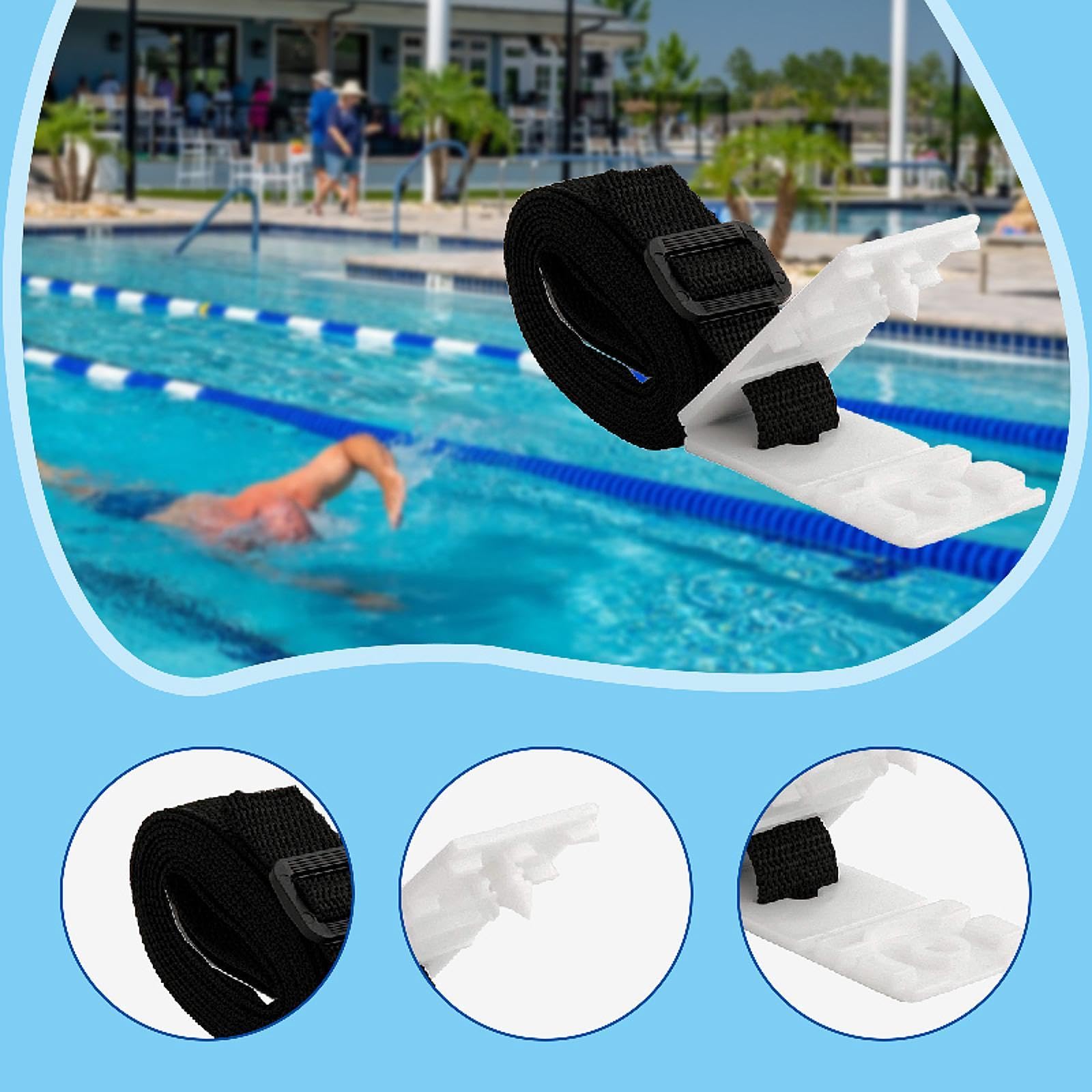 Kit de Fixation pour Enrouleur de Couverture de Piscine, Accessoires, Sangles Robustes, Portable et Léger pour Couvertures de Piscine, 12 Pièces
