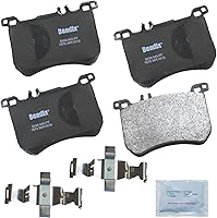 Vista 306 de Pastillas de Freno Delanteras Cerámicas Bendix Priority1 CFC430A para Modelos Selectos INFINITI G35, I30, Nissan 350Z, Altima, Juke, Maxima, Sentra