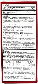 Leader Nicotine Gum Stop Smoking Aid, 2 mg Nicotine, Sugar-Free, Coated Mint Flavor, 10 Count - 8 Pack