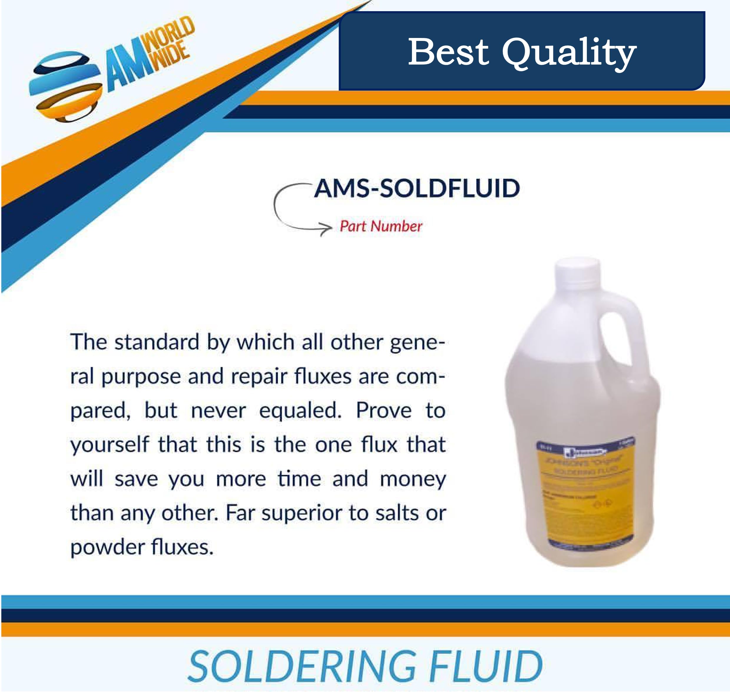 SW-Stahl Soldering Water (Flux) - 50 Ml Plastic Bottle With Brush, DIN EN 29454-1 Standard