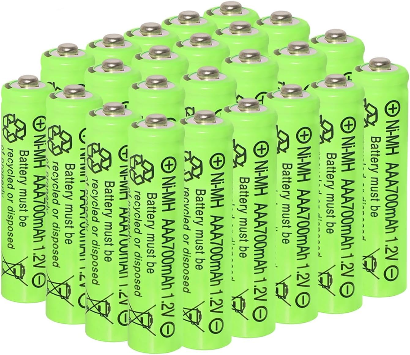 Amazon.com: AODTOSIP Ni-MH Rechargeable AAA Batteries, 3 A Battery ...