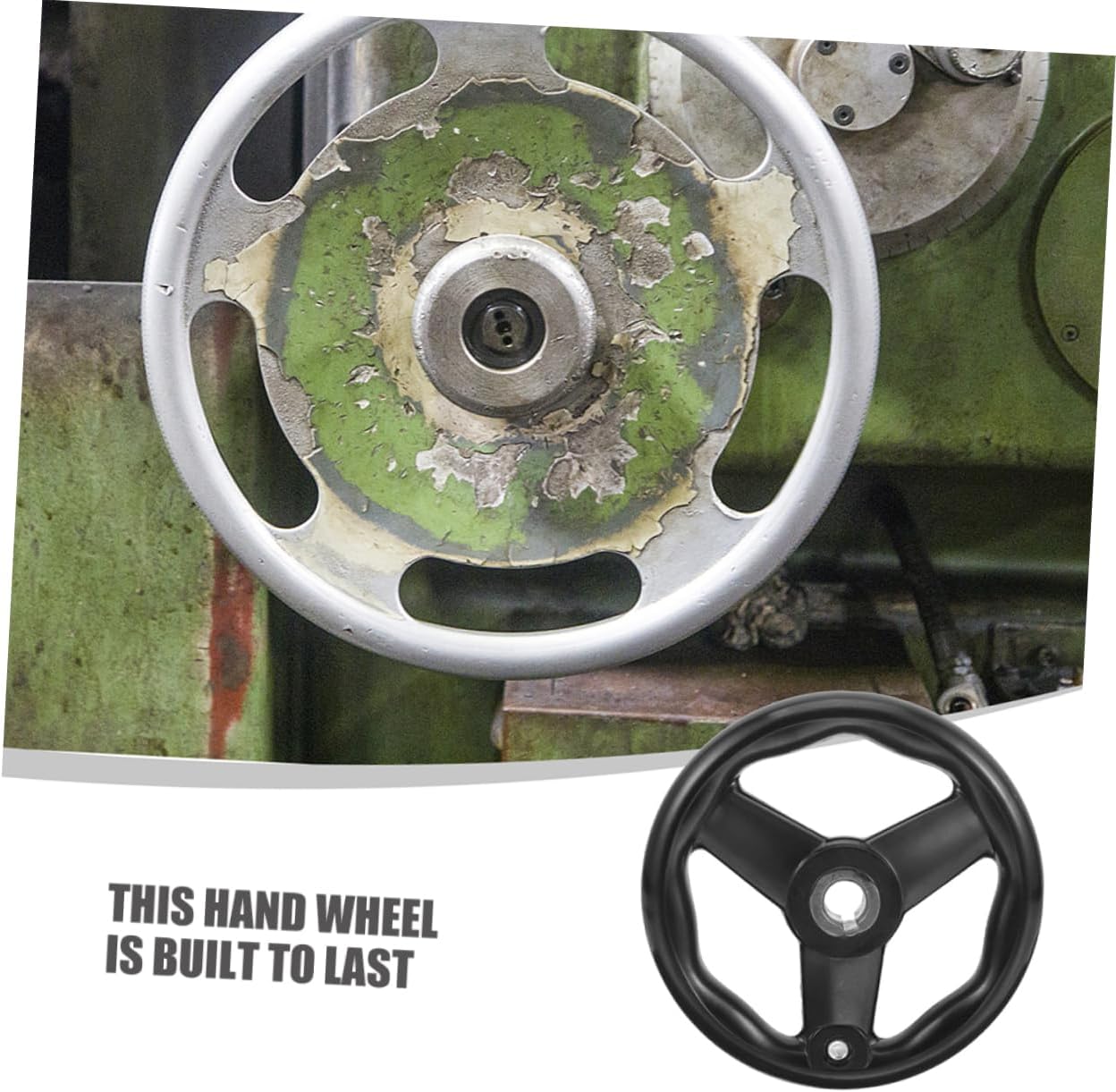 PRETYZOOM Machine Tool Hand Wheel 2pcs Spoked Lathe Handwheel Hand Crank Accessory