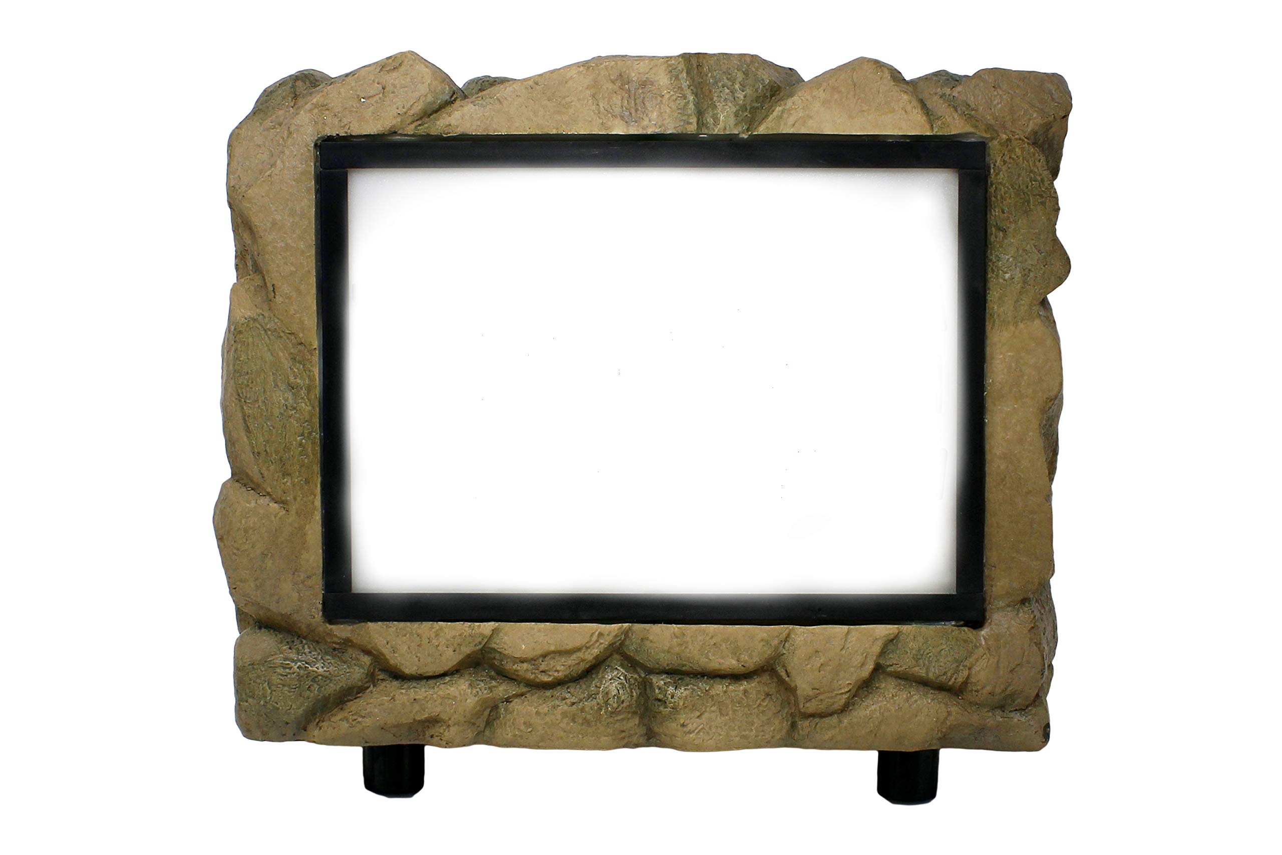 Photo 1 of Nature's Mark Solar Power Lighted Sign - LED Illuminated Outdoor Resin Light Up Sign Decor for Home Yard Street (Rock Sign)