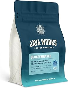 Java Works Coffee - Swiss Water Naturally Decaffeinated, 340 Grams