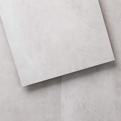 Lucida Surfaces Luxury Vinyl Flooring Tiles | Glue-Down Adhesive Flooring for DIY Installation | 18 Stone-Look Planks | GlueCore+ | 36 Sq. Feet (Box of 18 Tiles, Silkstone)