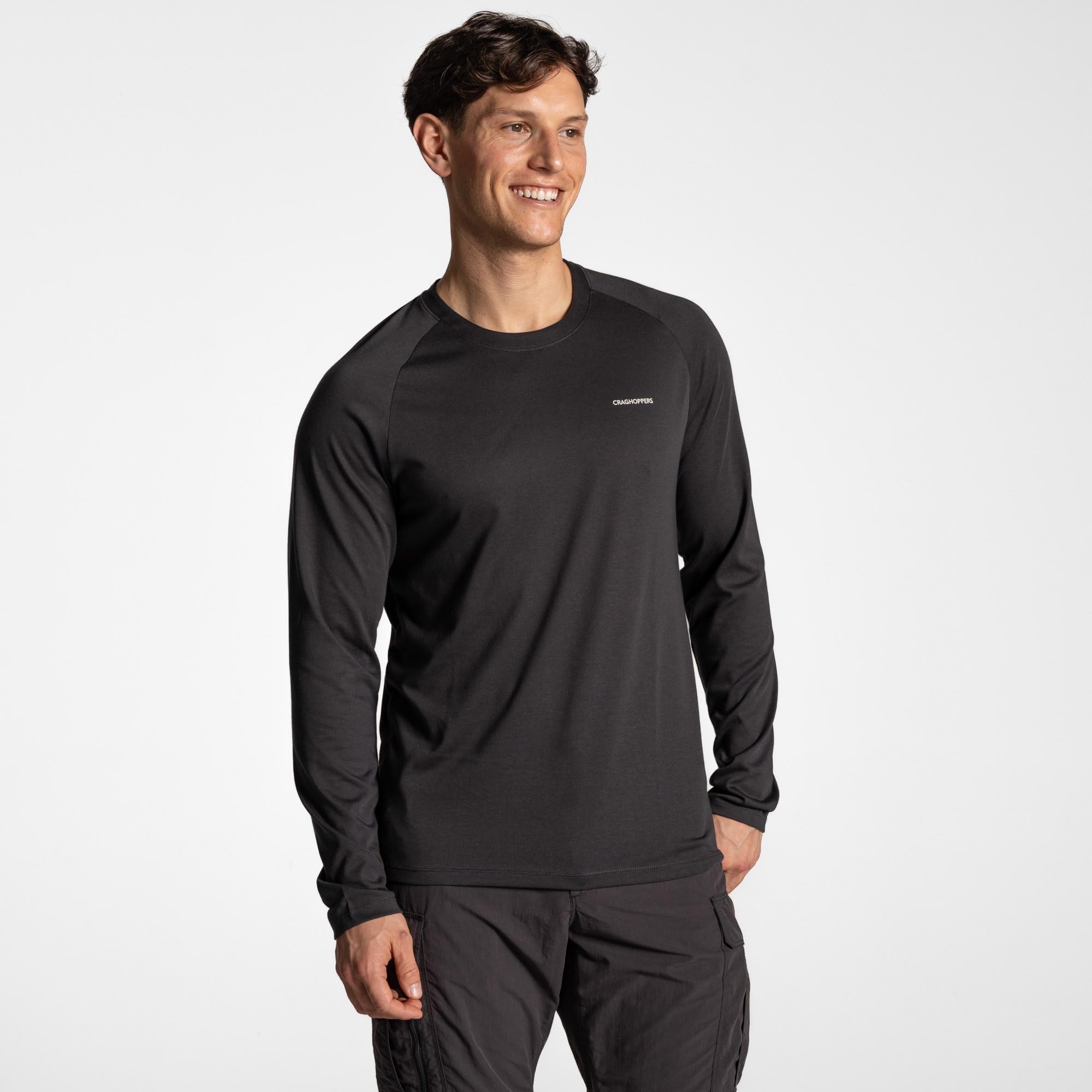 Craghoppers Mens NosiLife Nour Long Sleeve T-Shirt Anti-Insect Hiking Top