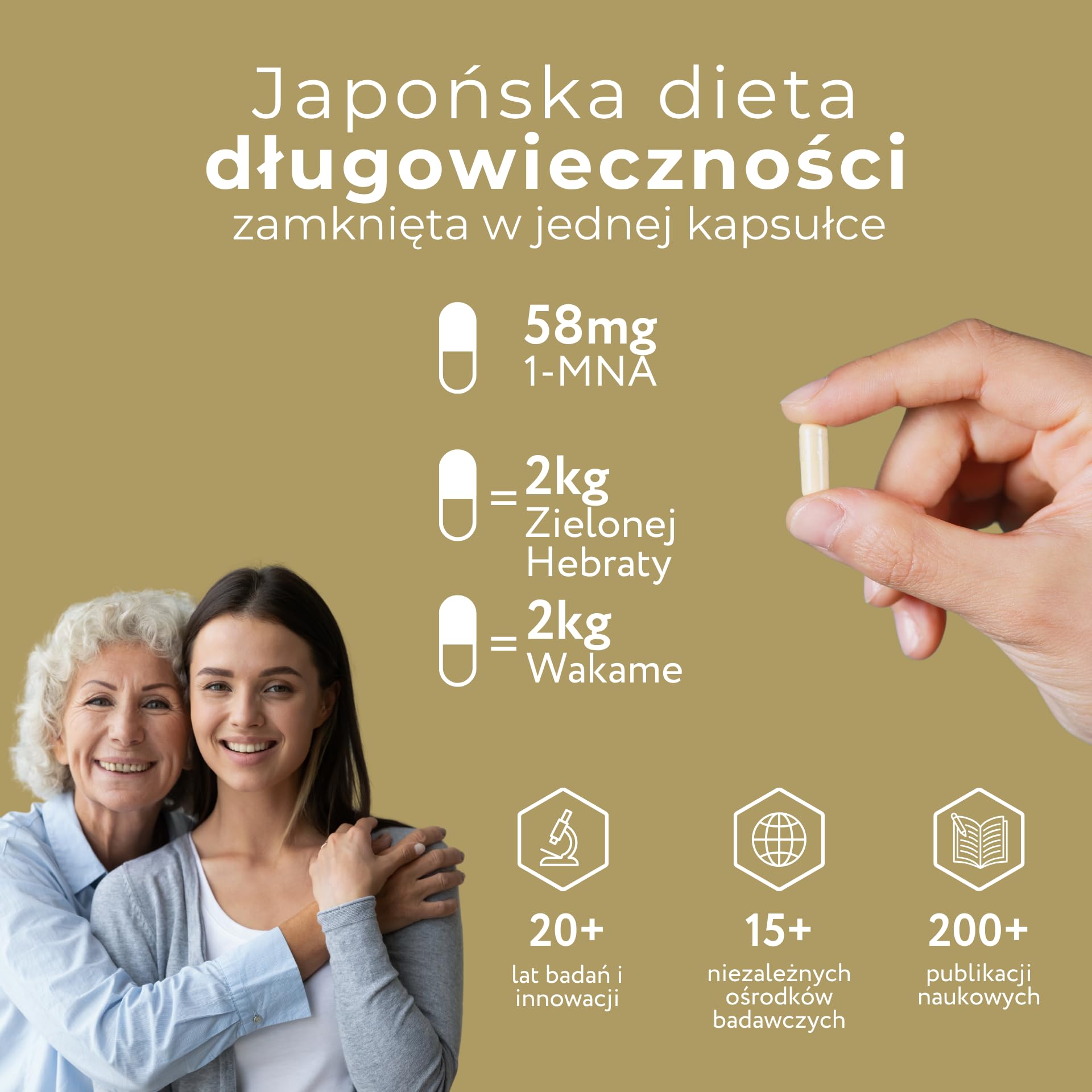 1-MNA PRO, Anti Aging, Suplement Optymalizujący NAD+, Podwójna Dawka dla Szybszych Efektów, Biohacking, Wsparcie Zdrowia Komórkowego, Opracowany Naukowo, 30 Kapsułek