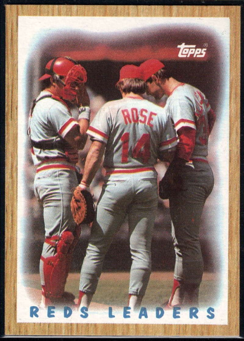 Amazon.com: 1987 Topps Baseball #281 Pete Rose/Bill Gullickson/Bo 