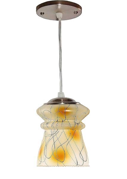 Nogaiya Glass Ceiling Lamp (Multicolor)