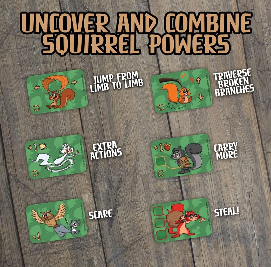 Nutty Squirrels of The Oakwood Forest Juego de mesa. Juegos de mesa 1-6 ...