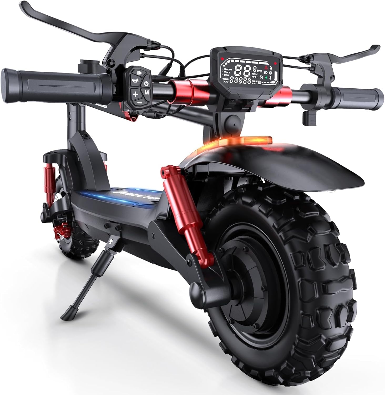 isinwheel GT2 Electric Scooter 11 Off Road Tires 1000W Motor E-Scooter Up to 37 Miles Long Range 28