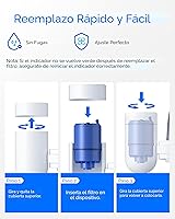Vista 7 de Waterdrop Filtro de agua certificado NSF 42, repuesto para todos los sistemas de filtración de grifos PUR®, PUR® PLUS, filtro de agua Pur® RF-9999®