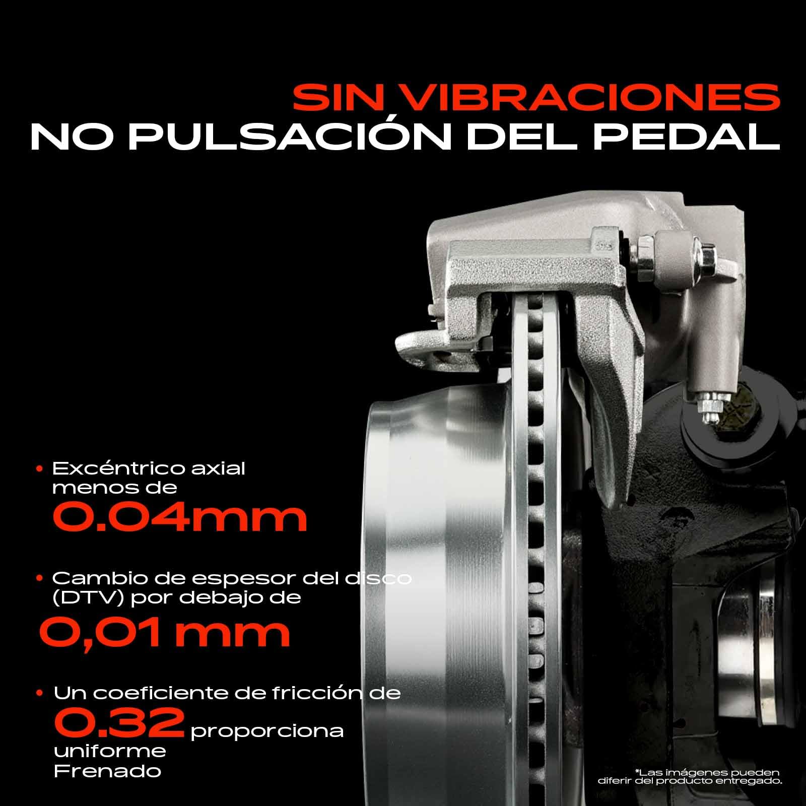 Frankberg 2 discos de freno delanteros ventilados Ø330 mm A2034211312 | Compatible con: Clase C Modelo T S203, SLK R171, CLK Cabriolet A209, CLK C209, Clase C W203