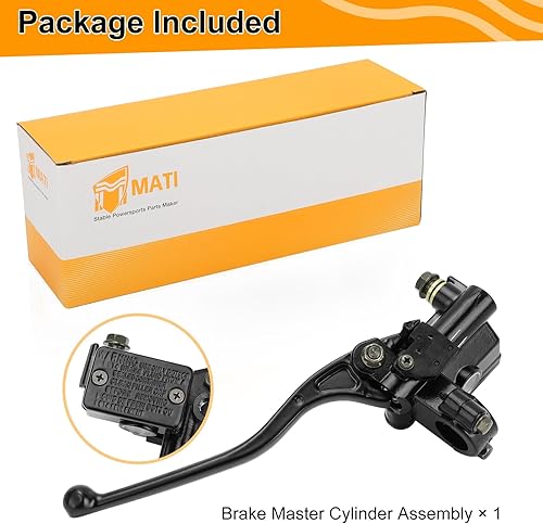 Miniatura 5 de M MATI Cilindro maestro de freno delantero para Yamaha ATV Banshee Big Bear Grizzly Kodiak Warrior Wolverine YFZ YFM 350 400 2GU-25870-10-00