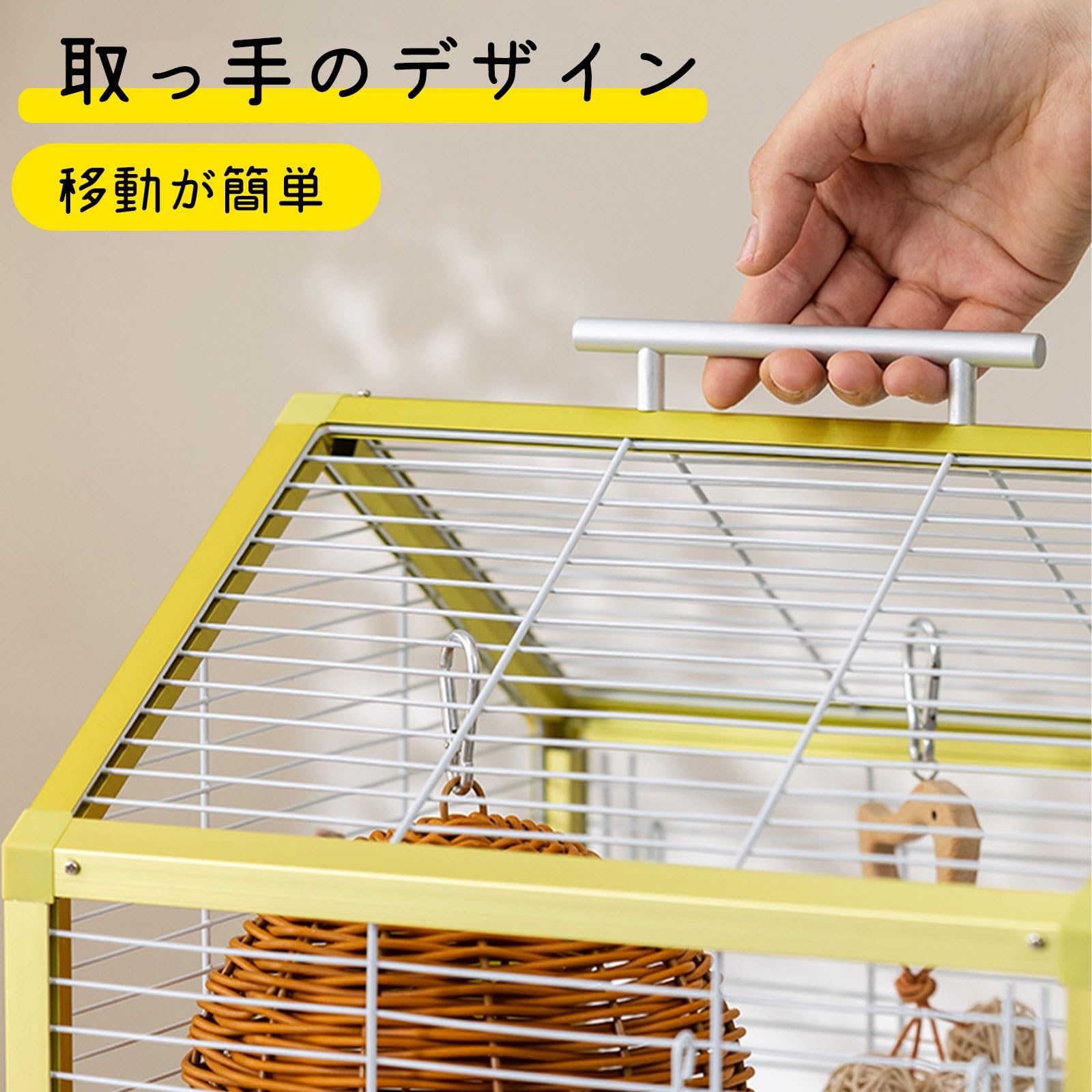 Amazon.co.jp: MLVFHN 鳥かご 小屋 ワイヤー間隔：1cm 鳥籠 とりかご