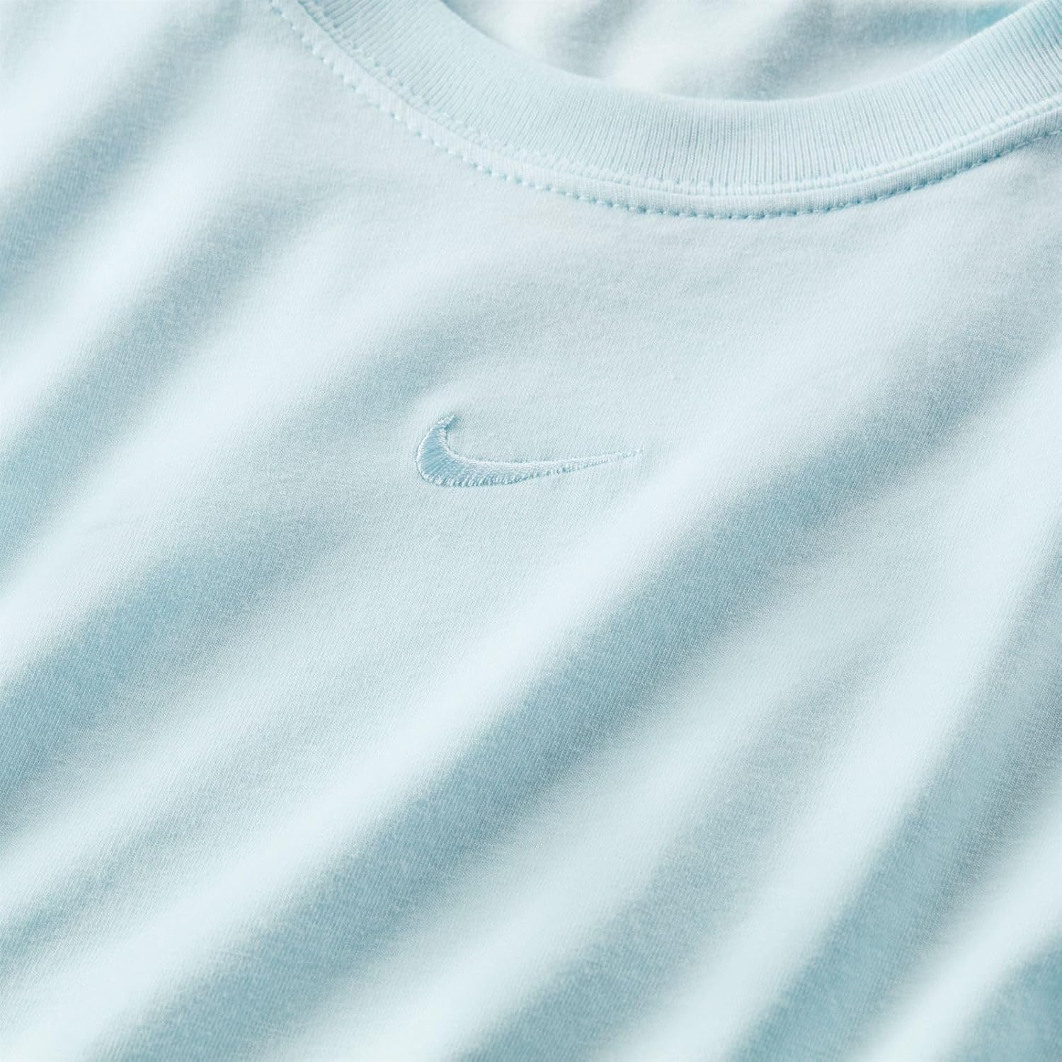 Nike Sportswear Chill Knit Women's T-Shirt (Glacier Blue/Glacier Blue, FV5508-474) Size Small