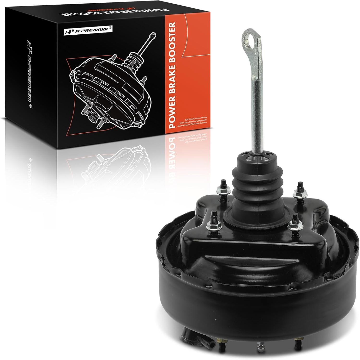 A-Premium Vacuum Power Brake Booster Compatible with Jeep Wrangler 1987 1988 1989 1990, 2.5L 4.2L, Without Master Cylinder