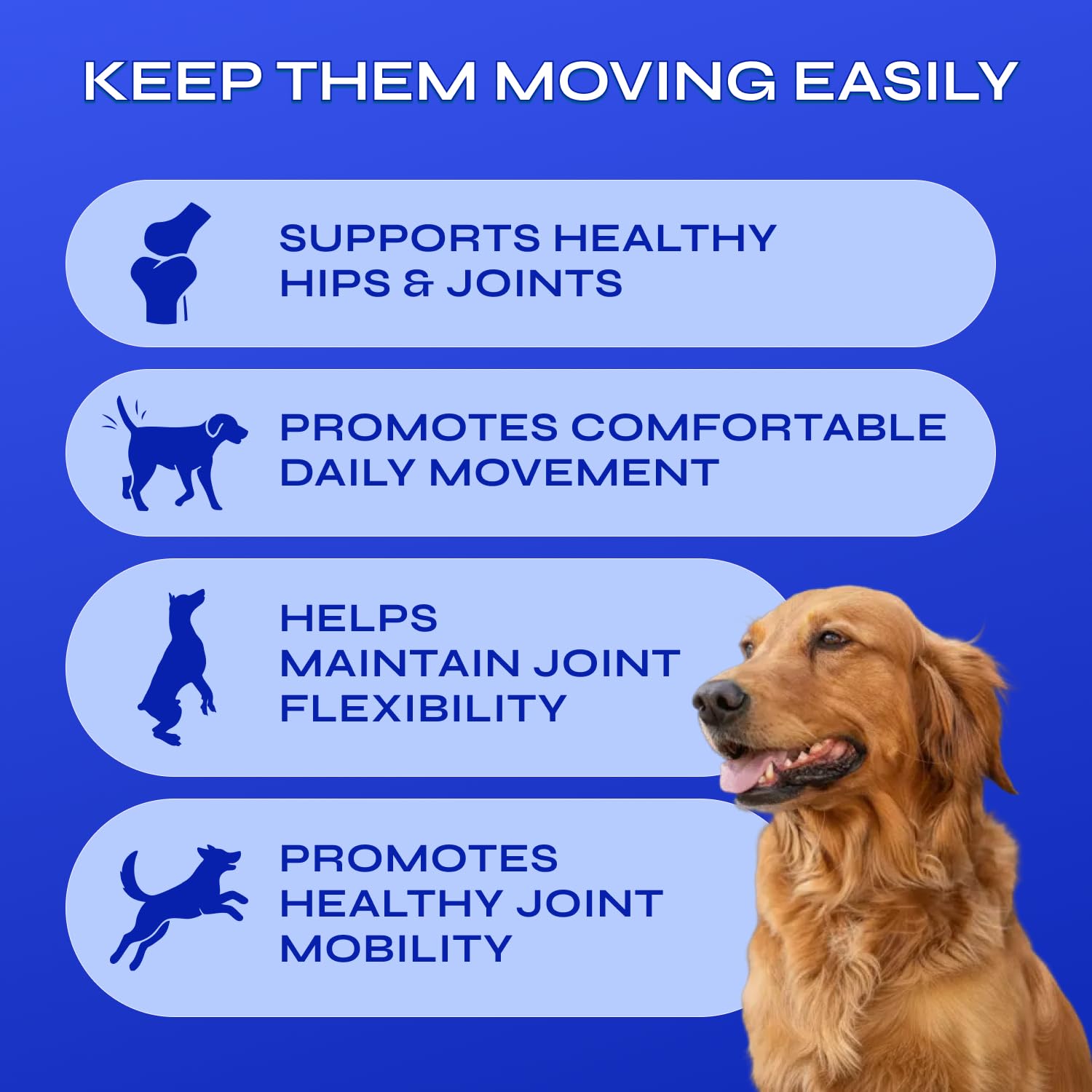 Glucosamine for Dogs - 32,500 mg per Pack with Chondroitin, MSM, Collagen - Dog Glucosamine Chews for Mobility Support - Hip and Joint Supplement for Small, Medium, Large Breeds - 130 Soft Duck Treats - image 2