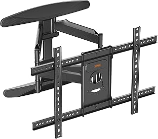 VonHaus TV Wall Bracket for 37-82" Screens, Articulating Full Movement TV Bracket, Wall Mount with Tilt & Swivel, 45kg Capacity, Max VESA: 600x400mm