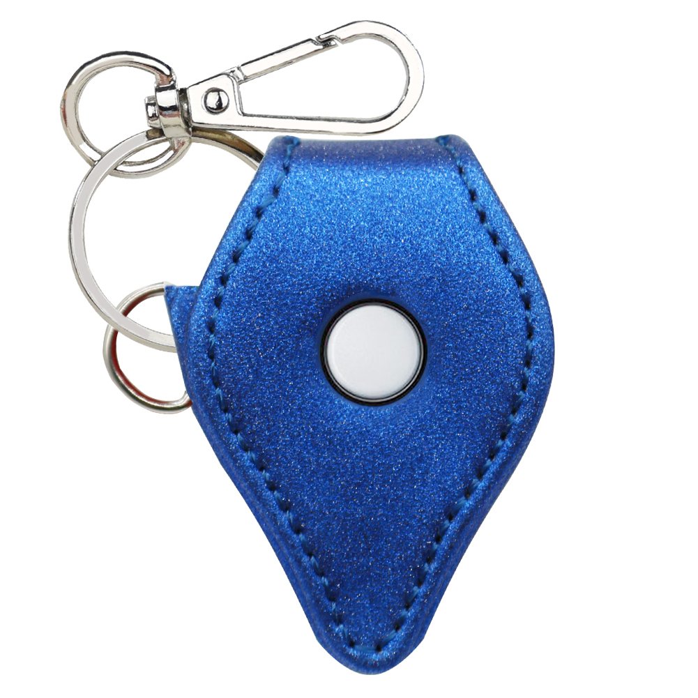 Case for GO Plus, Go Plus Case Cover Skins, Go Plus Holder Accessories with Keychain Carabiner, Glitter Seablue. by Logity