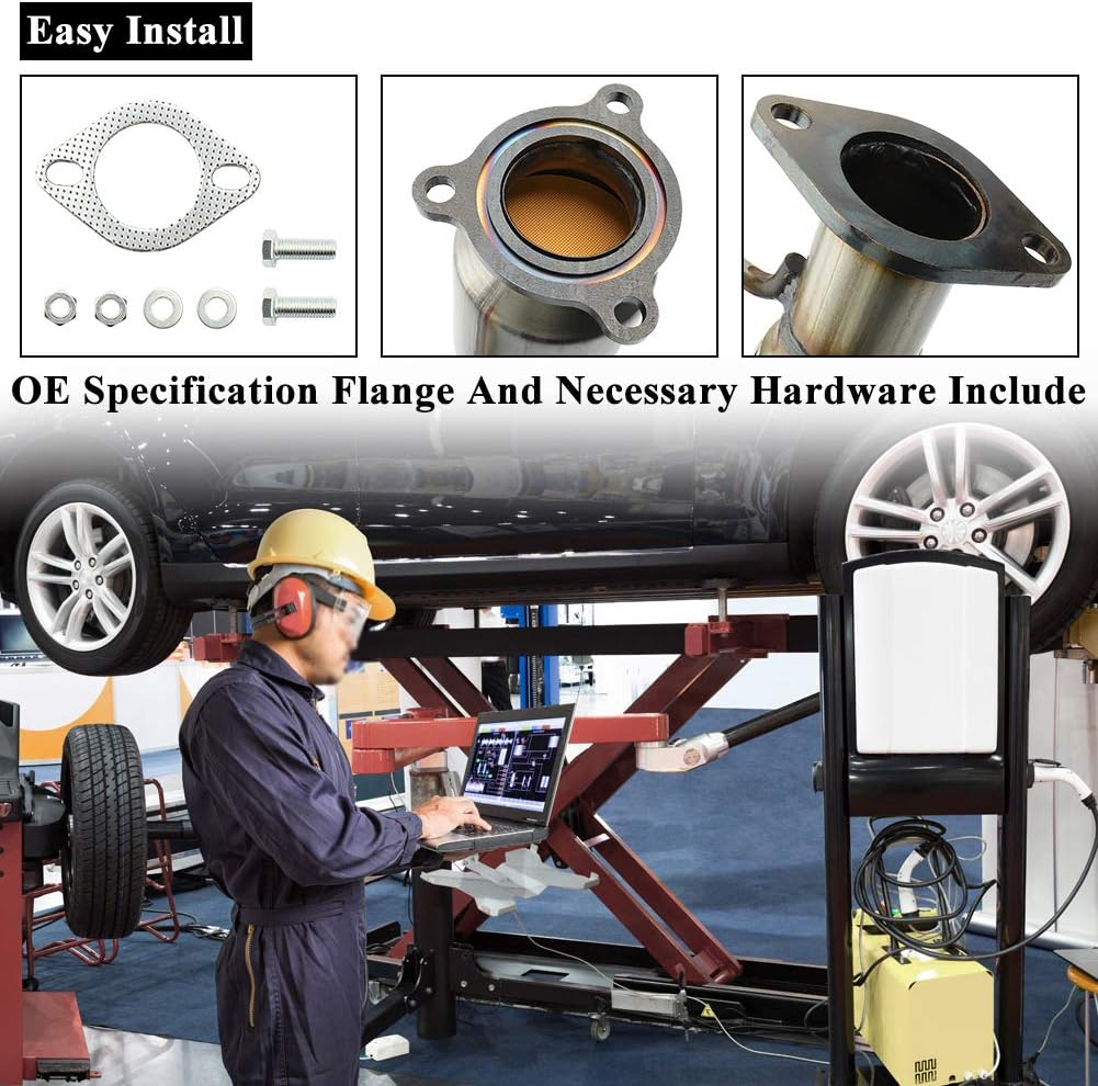 MAYASAF Catalytic Converter [2.4L Models Only] for Chevy 2010-14 Equinox LS/LT/LTZ, 2012-15 Captiva Sport LS/LT/LTZ, for GMC 2010-14 Terrain Denali/SLE/SLT, EPA Compliant