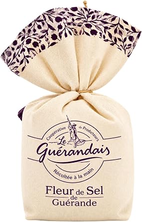 Lugelande Guerande Salt Fleur Cell, Sun Salt, 4.4 oz 125 g
