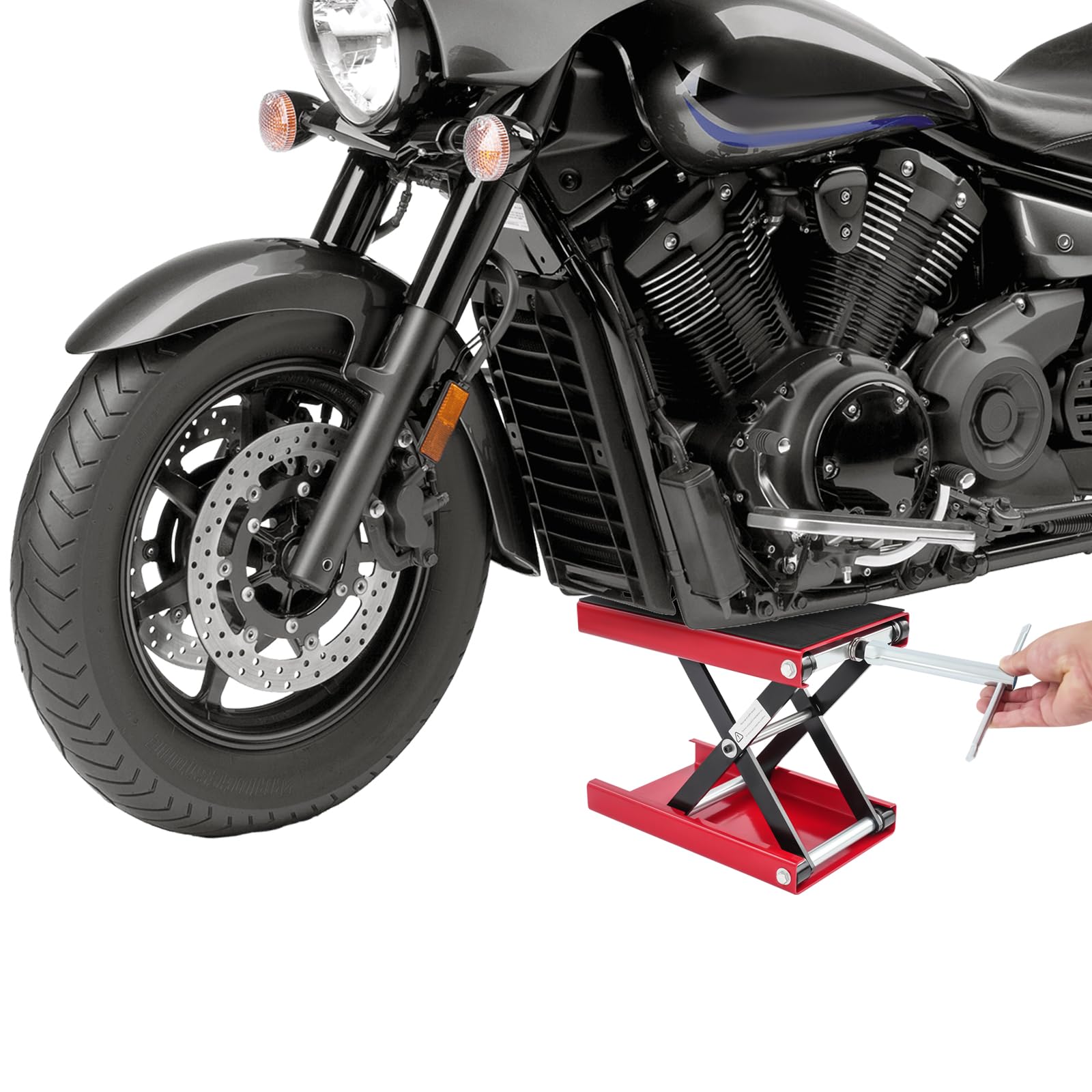 Leve Moto,Gato de moto 500 Kg Soporte para moto Altura de elevación 9,3-35