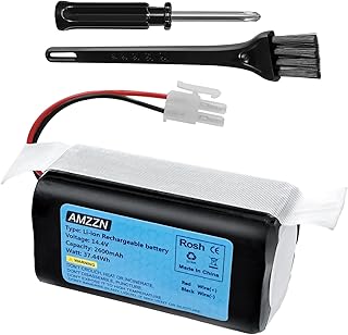 AMZZN 14.4V 2600mAh Replacement Battery for ILIFE A4S, Compatible with ILIFE A4, A4s, A4s Pro, A6, A7, A9, A10, V7, V7s, V...