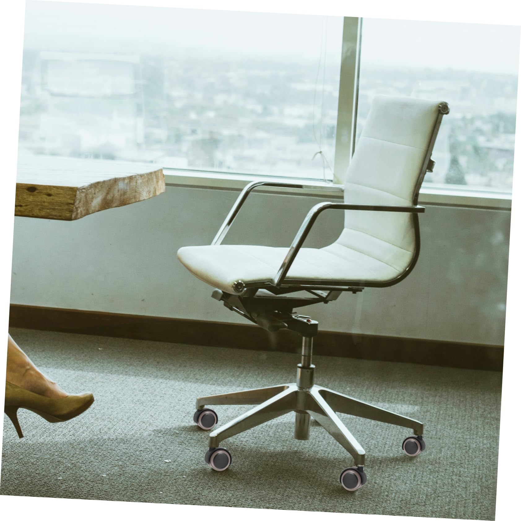 GLEAVI 10pièces Roulettes Pivotantes Silencieuses Et Bidirectionnelles Pour Chaises De Bureau Et Meubles Lot