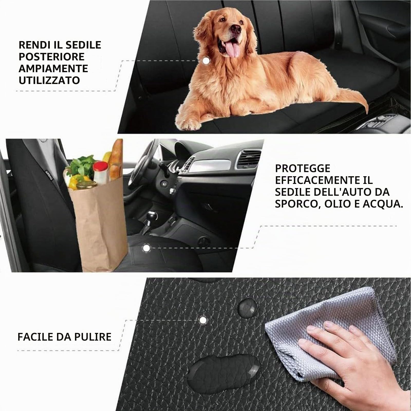 Coprisedili Auto per Dacia Duster 3 2024-2026/Dacia Bigster 2025-2026(Hybrid), Set di Coprisedili e Copri Poggiatesta per Auto, Impermeabile Comodi