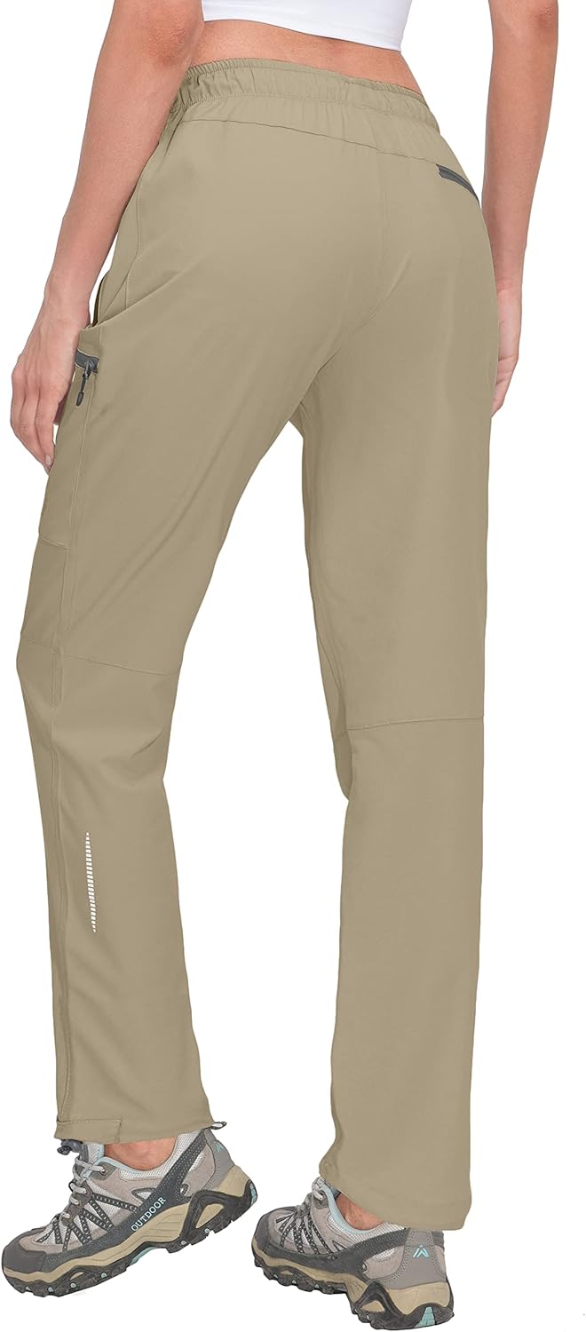 Little Donkey Andy Women's Lightweight Quick Dry Cargo Hiking Pants UPF 50+ Stretch Travel Casual Trousers - Image 2