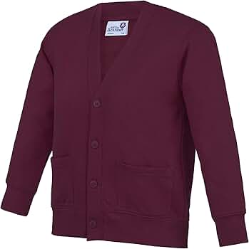 Amazon.com: AWDis Academy Kids Cardigan (AC002J) - Boy Girl
