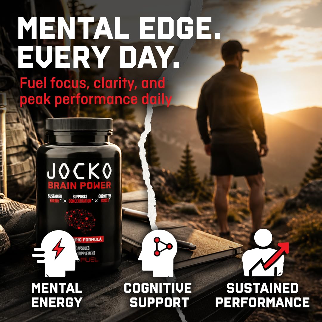 Jocko Fuel Brain Power Nootropics L Theanine Supplement | 30 Serving — Amazon image 6