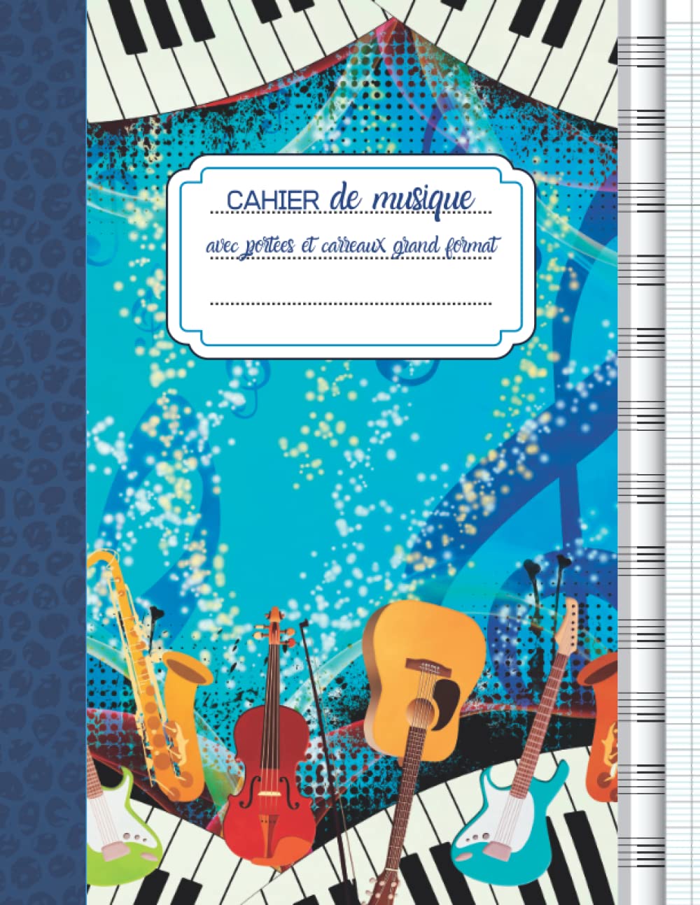 Cahier De Musique - Seyes Grands Carreaux Carnet De Partitions Et Solfège... Les Prix D'Occasion Ou Neuf