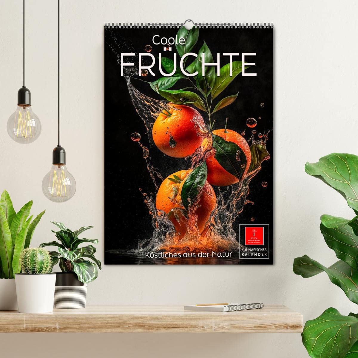 Coole Früchte (Wandkalender 2026 DIN A2 hoch), CALVENDO Monatskalender: Frische Früchte, atemberaubend schön und richtig lecker. (CALVENDO Lifestyle)