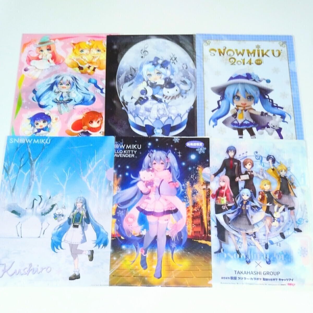 雪ミククリアファイルセット
