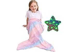Viviland Super Soft Tie Dye Girls Toys - Mermaid Tail Blanket For Girls 3-6