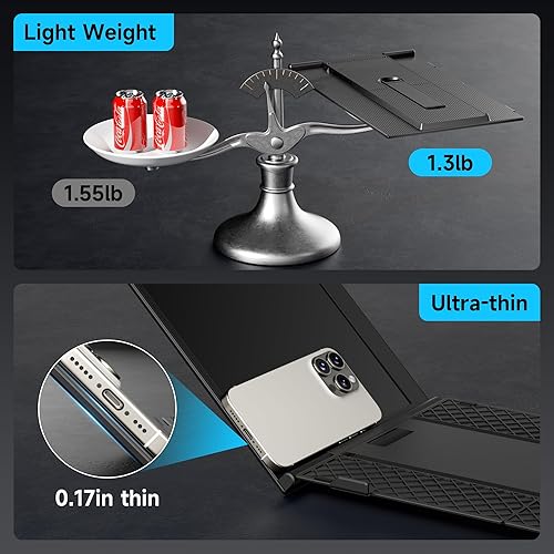 Miniatura 3 de Extensor de pantalla para portátil de 0.17 pulgadas, ultrafino, 14.2 pulgadas, FHD 1080P IPS, monitor portátil para laptop, extensor de monitor de